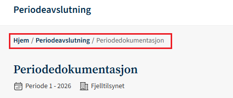 Skjermbilde av Brødsmulesti