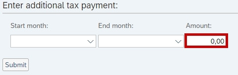 image showing amount in the form