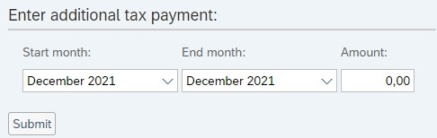 image showing how to delete additional tax payment