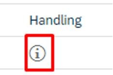 Skjermbilde av ikonet handling