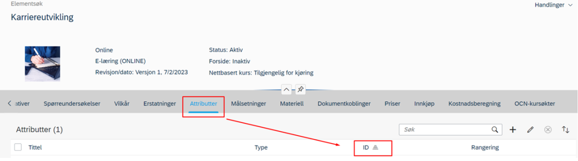 Alternativt skjermbilde av visningen for karriereutvikling i DFØ HR