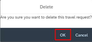 Image showing confirm dialog and the buttons OK and Cancel