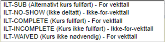 Bildet viser et skjermbilde fra systemløsningen DFØ HR