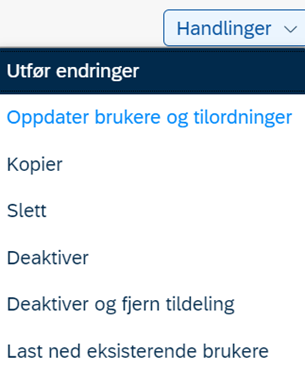 Bildet viser et skjermbilde fra systemløsningen DFØ HR