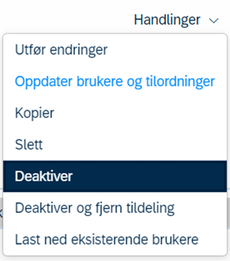 Bildet viser et skjermbilde fra systemløsningen DFØ HR