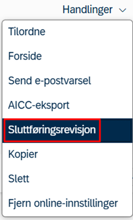 Bildet viser et skjermbilde fra systemløsningen DFØ HR