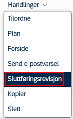 Bildet viser et skjermbilde fra systemløsningen DFØ HR