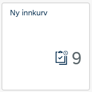 Bildet viser flisen ny innkurv i selvbetjeningsportalen 