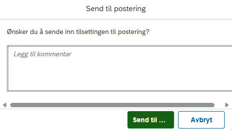Bildet viser send til postering