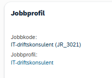 jobbprofil