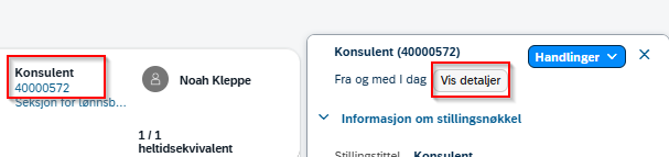 velg stilling